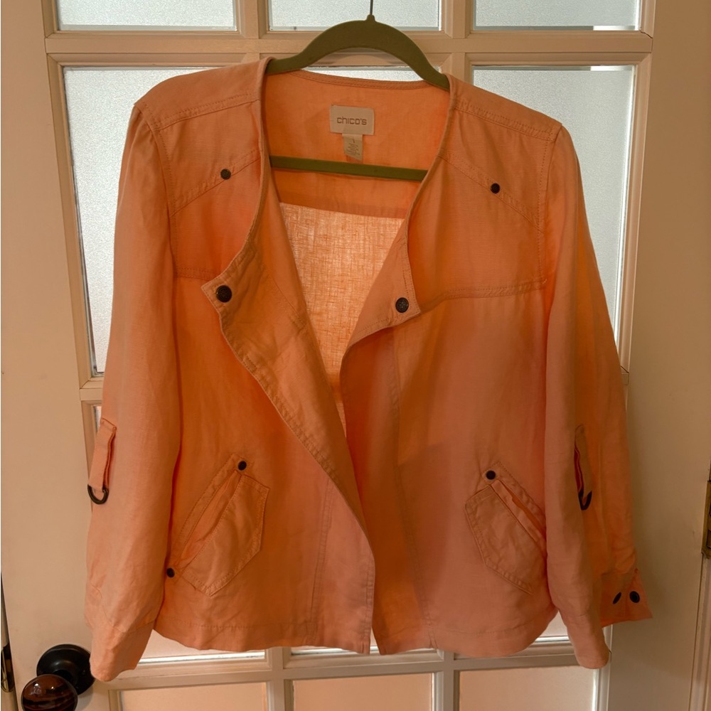 Chico's Women's Peach Jacket